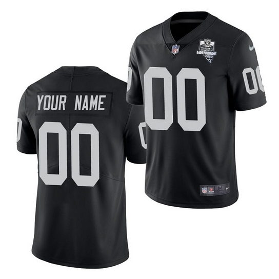 Women's Las Vegas Raiders Customized Black Inaugural Season Vapor Limited Stitched Jersey(Run Small) Women's Las Vegas Raiders Customized Black Inaugural Season Vapor Limited Stitched Jersey(Run Small)